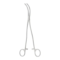 TZ-01-338-22 Dissector No. 4 with curved handles with cremalier, 220 mm
