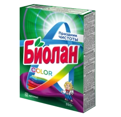 Detergent synthetic powdery universal "Biolan Color Automat"