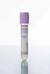Vacuum tubes for venous blood sampling CORVAY with EDTA K2 and gel, plastic, Size: 13*75 mm; Vacuum volume: 3.5 ml