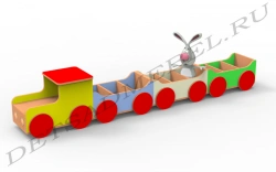 7.8 BOLLARD WITH "STEAM TRAIN" CARRIAGES