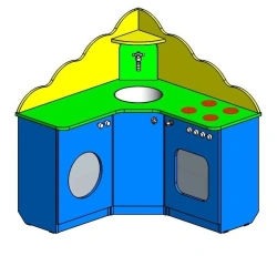 Shelving cabinet "Kitchen Corner", Art. SIM Kuh-03