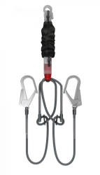 Double adjustable refractory sling with shock absorber model ABF222, (article number ABF222R)