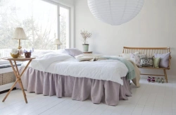 Bedspreads made of synthetic yarns