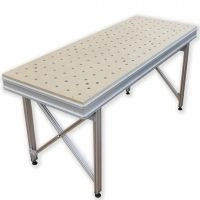 Wooden assembly table