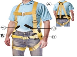Heat-resistant safety harness SPR-04 T