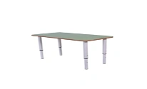 Four-seater height-adjustable children's table for preschools Art. 00013