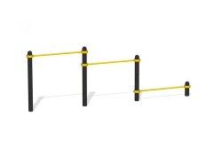 Triple cascade of tourniquets for push-ups and pull-ups