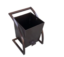 Street urn, metal