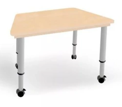 Mobile height-adjustable pupil's trapeze table, STRPV