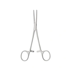 TZ-01-291-16 Healing clamp with atraumatic cutting, straight, 160 mm