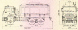 Tank truck UST 54535H and modifications: 54535H-01, 54535H-02, 54535H-03, 54535H-04
