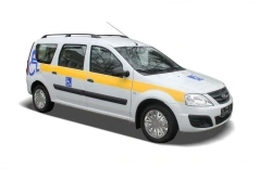 Vehicles for transport of people , type LRGS1, mod. LRGS0J, LRGS0J1, LRGS0J2 based on LADA, type F90, mod. FS035L, FS045L
