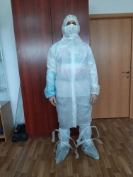 Set of medical non-sterile clothes according to TU 32.50.50-003-22799682-2021 Variant ?1