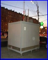 Environmental monitoring system. Stationary environmental control post "Almaz-01M".