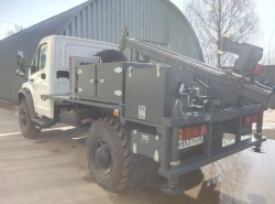 Mobile drilling rig MBU-220 on GAZ 4x4 chassis