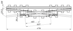 CRESTOVINE of type P50 of grade 2/9 (project 2099.00.090)