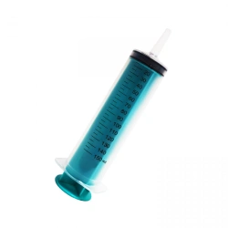 Single-use sterile three-detail sterile injection syringes 150 ml capacity with tip for universal connection