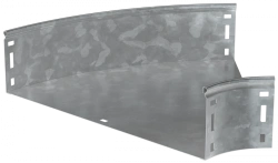 CPG01-0-45-100-100-400-HDZ Swivel smooth. 45 degree type G01 ESCA 100x400mm HDZ IEK