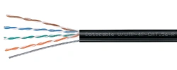 CABLE SIMMETRICAL FOR DIGITAL TRANSMISSION SYSTEMS Datacable U/UTP twisted pair cable, category 5e, with cable.