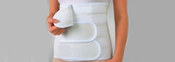 Bandage orthopaedic fixation bandage for abdominal area in case of abdominal wall muscles weakening, organ prolapse, after organ