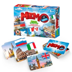 Photo-memo Flags and countries. 34 cards