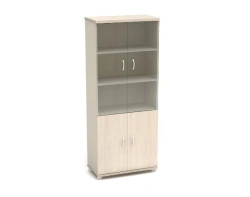 Tall cupboard with glass K08 "Art Nouveau" series