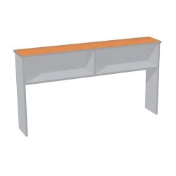 Desk shelving unit with two open shelves model NS-3