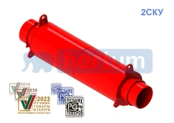 2SKU - two-section bellows compensating device for heat networks; DN from 50 mm to 1200 mm; Pb: 16 and 25 bar