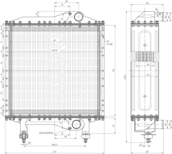 Water radiator 1520.4-1301.010