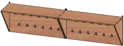 Wall rack. Standard