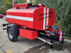 Tractor fire tank semi-trailer LKT-5P (using axles of LKT-P1800.00 model)