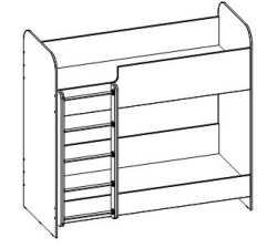 Bunk bed TV-BKD-5.15.01