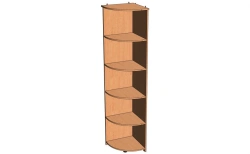 Corner shelving unit. Model: SU-1