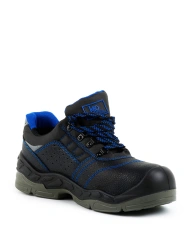 Semi-boots with combined upper (leather/artificial leather), model KSO Semi-boots.