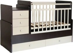 Children's bed Fairy 1100 wenge-beige, article 0001033.5