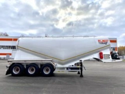 Semitrailer-cement carrier FOXTANK 877728 with axle units AVG Exl AXL-01-AFS-00/01/12.0/12.1/13.0/13.1, AXL-01-RFS-00/01/12.0/