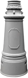 Polymer composite plinth for lighting support 219mm.