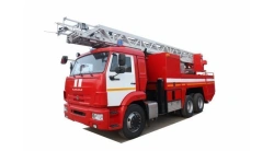 Fire tanker truck with ladder ACL 4,0-40/17...32 (65115), on chassis KAMAZ 65115-A5, 65115-50, 65115-5H