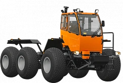 Self-propelled sprayer-spreader TUMAN-2M, complete with replaceable technological equipment (boom sprayer TUMAN-2).