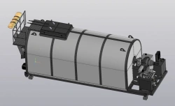 Equipment for construction and repair of asphalt-concrete and artificial road pavements Bastion LA-10