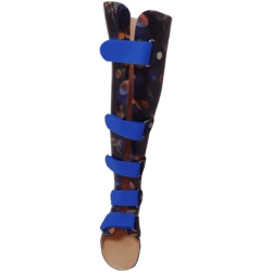Full leg brace with rigid fixation of knee and ankle joints TH8-STP-01