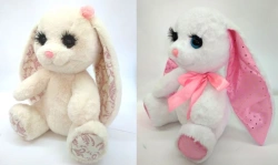 Soft stuffed toy "Bunny Alice" 27cm
