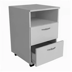 Bedside cabinet with 2 drawers and a niche "Bashkir Furniture Factory" make