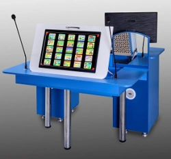 Interactive multimedia speech therapy table "Logo Standart" from the "Kiselkoe Tsarstvo" series