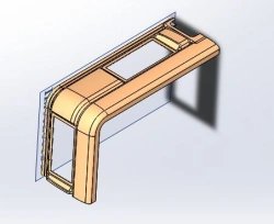 5299-40-5102015 Front left rear arch moulding