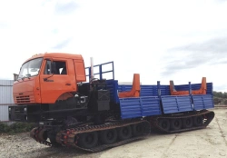 Crawler snowmobile of TSC model