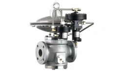 Pilot-acting gas pressure regulator (combined) of Reval series