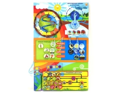 Bisiboard (didactic panel) wall mounted LIVING - UNLIVING NATURE. ECOLOGICAL EDUCATION Series