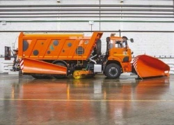 ED600AK combined road machine (base vehicle - KAMAZ 6520 dump truck)