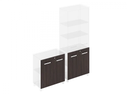 Diplomat series: low doors for wardrobe (set of 2 pcs.) 038